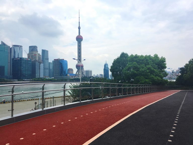 北外滩（Běi wàitān）に新しいランニングコースが！