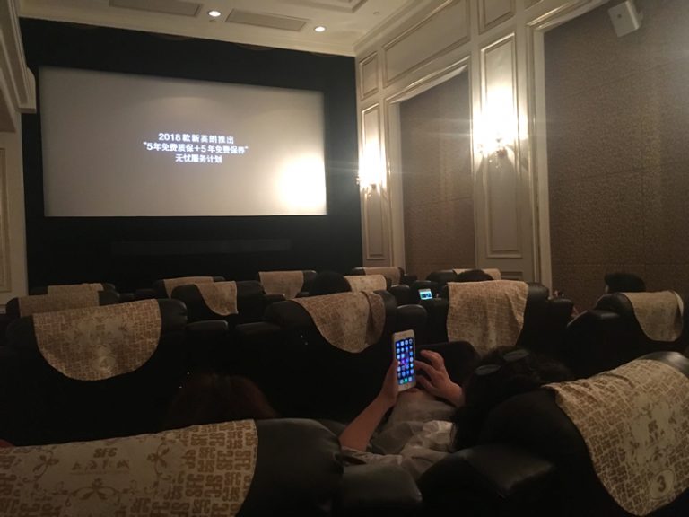 映画館のVIPホール
